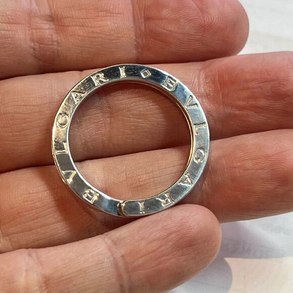 Bulgari Bvlgari Estate Keychain Sterling Silver B10 - Picture 3 of 4